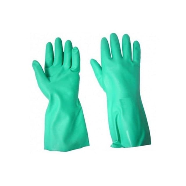 Rubber cleaning gloves