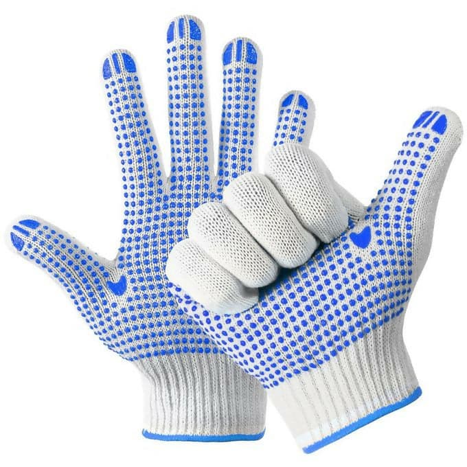 Cotton dotted Gloves - Image 3