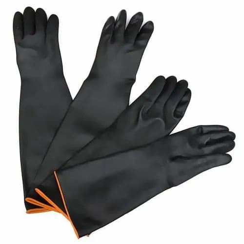 Chemical Resistant rubber gloves