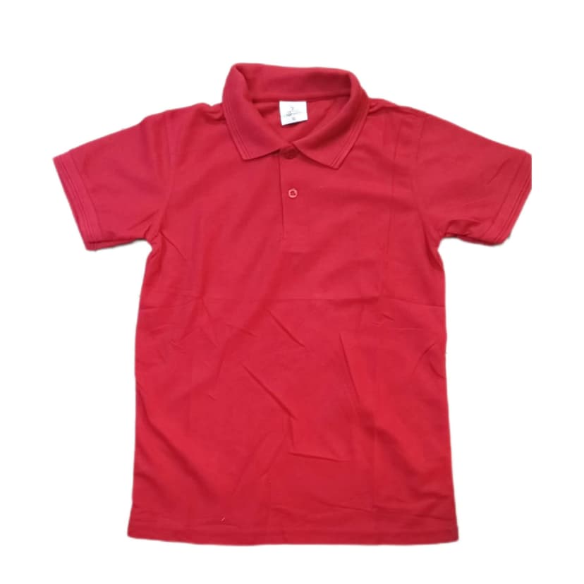 Red Kid Polo T-shirt