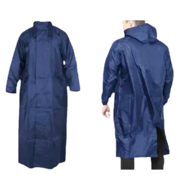 Heavy Duty Navy Blue Rain Coat