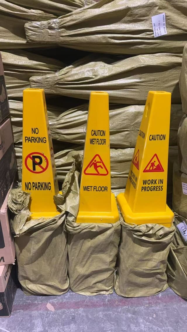 4 sided Safety Cone