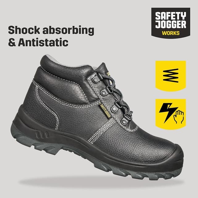 Black Safety Jogger Boots
