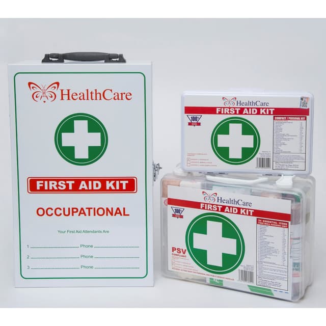 Clear small first Aid box