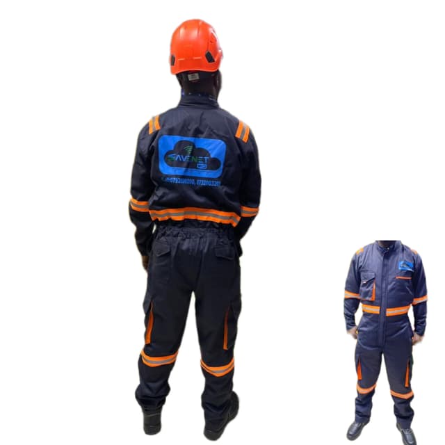 Branded Reflective cargo pockets overall