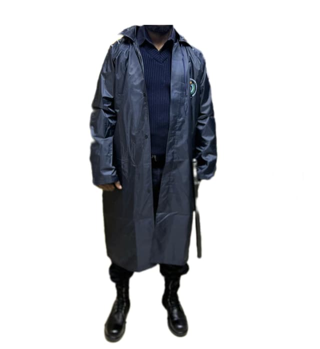 Navy Blue Rain coat