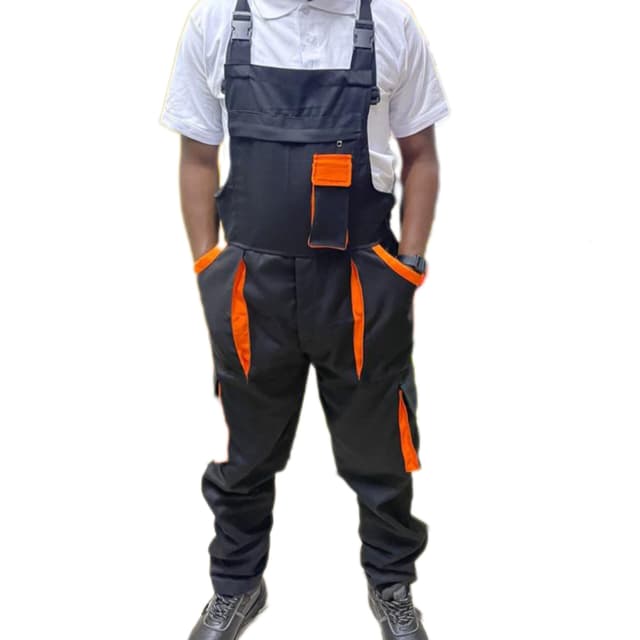 Sleeveless Men Overalls Cotton