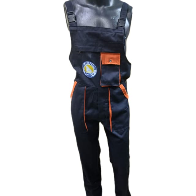 Cotton Navy Blue Dungaree