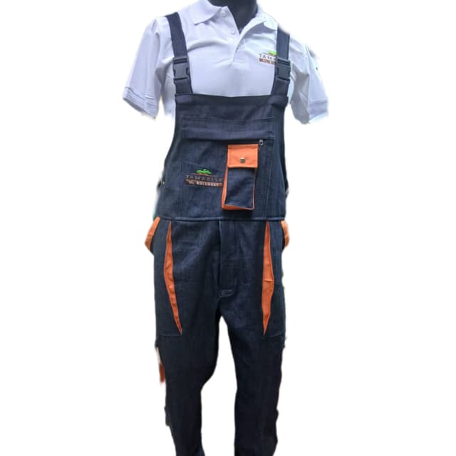 Denim Sleeveless Overalls