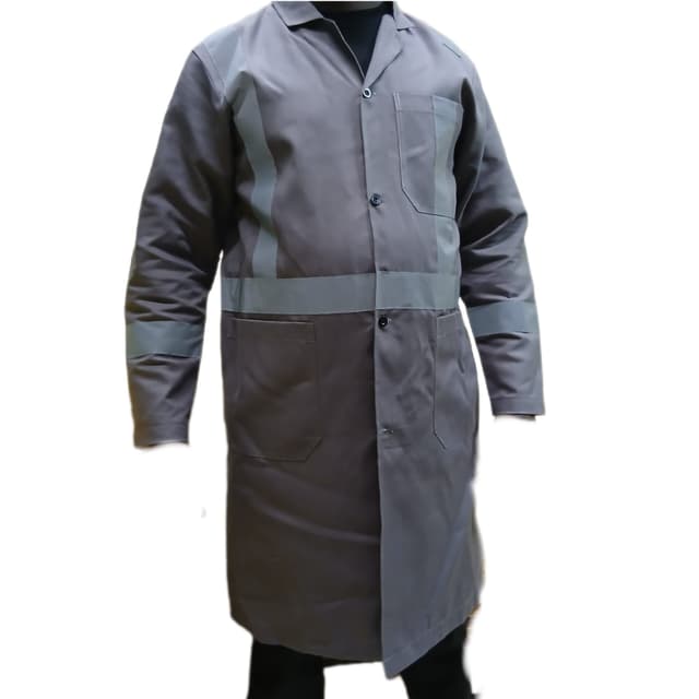 Grey Reflective Dust Coat