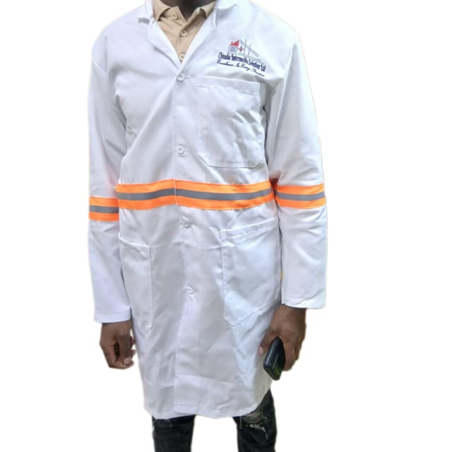 Reflective White Dust Coat