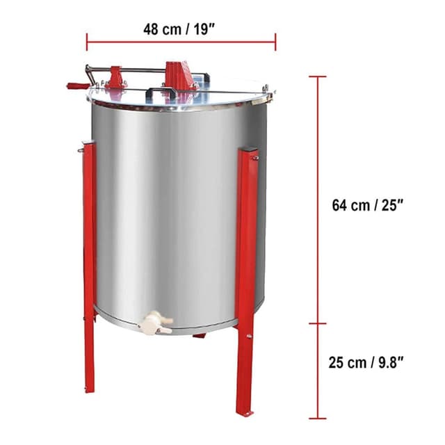 6 Frame Honey Extractor Stainless Steel