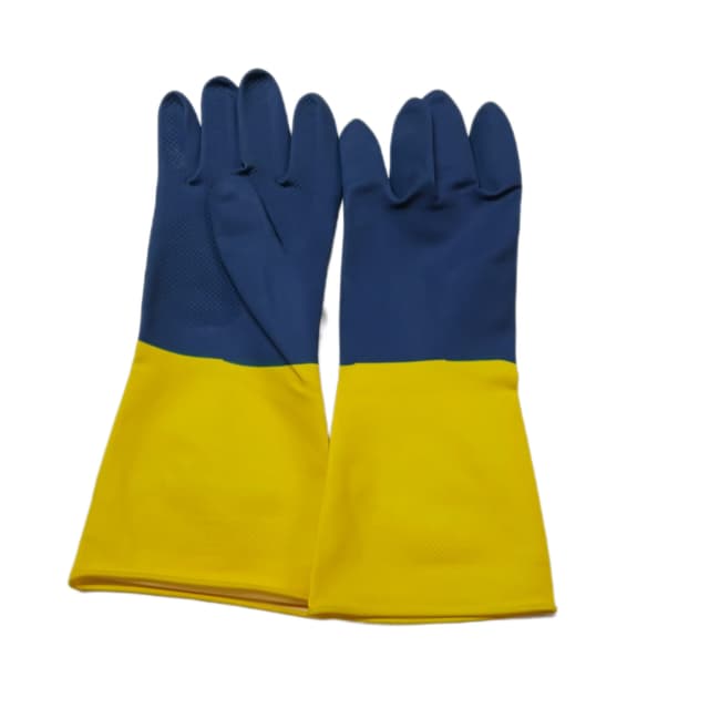 Protecta Dual Color Latex Household Gloves
