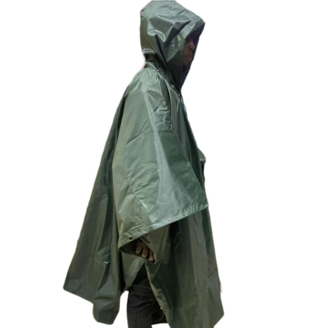 Juggle Green Rain Poncho