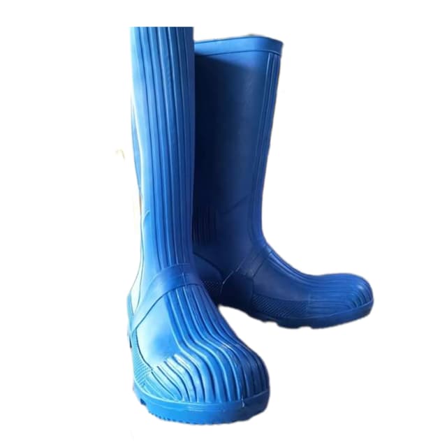Blue PVC Waterproof Gumboot Heavy Duty