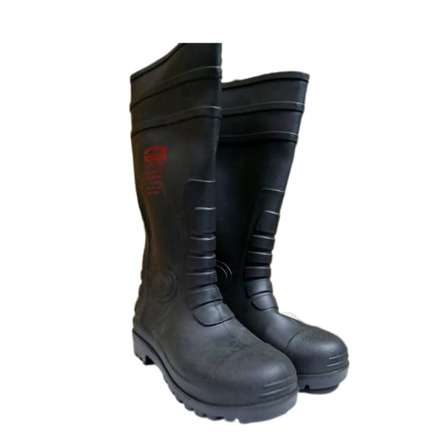 Protecta Black Safety Toe Gumboot