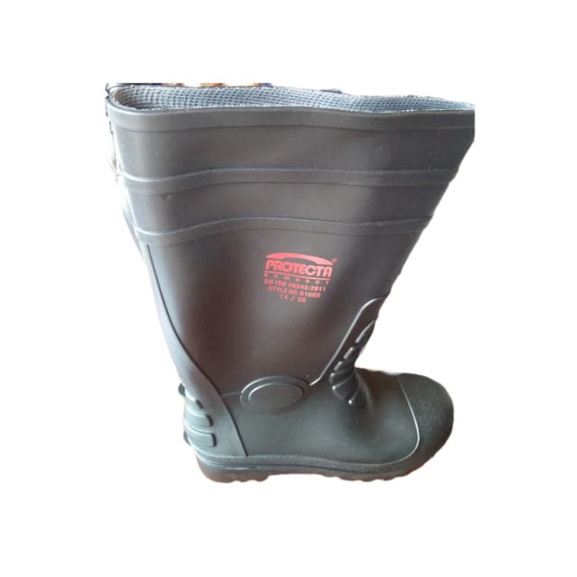 Black Steel Toe Gumboot