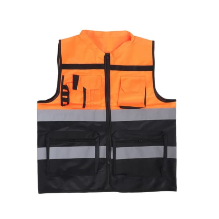2 Colours, Chinese Collar Reflector Vest