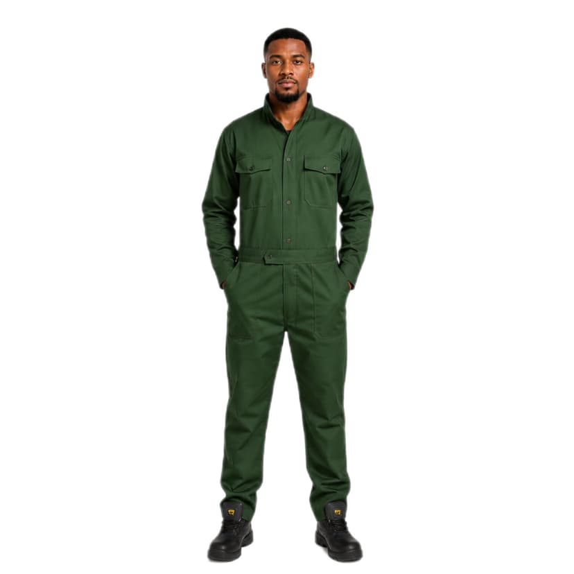 Juggle Green Plain Overall