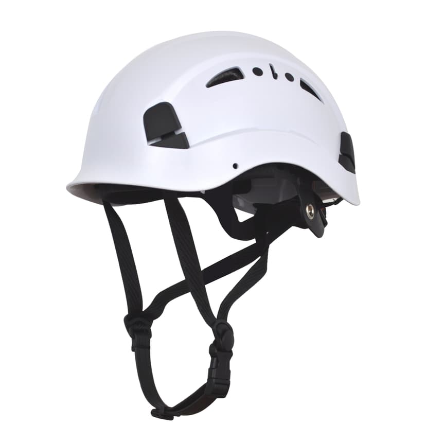 White ABS Plastic Work At Height Helmet