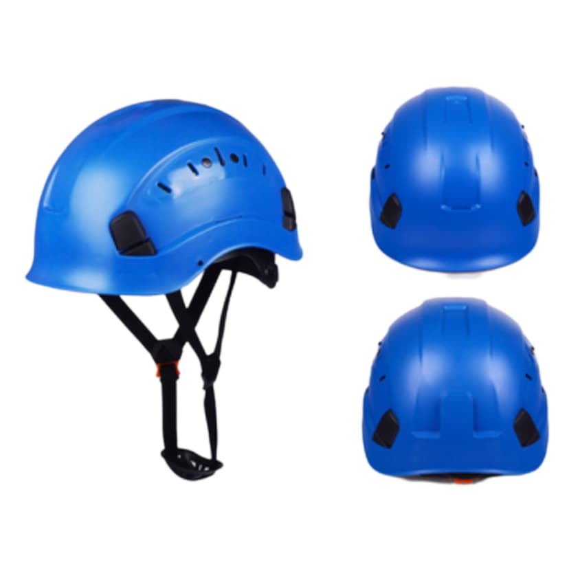 Blue work at height helmet