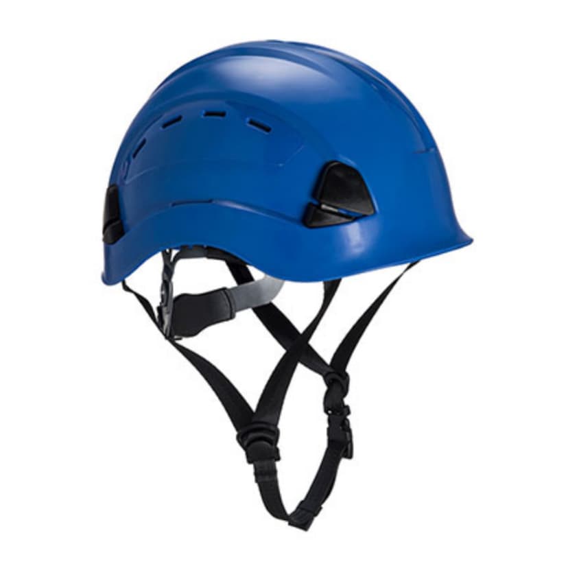 Blue Work At Height Helmet Ventilated