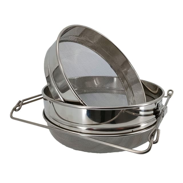 Double Sieve Honey Strainer