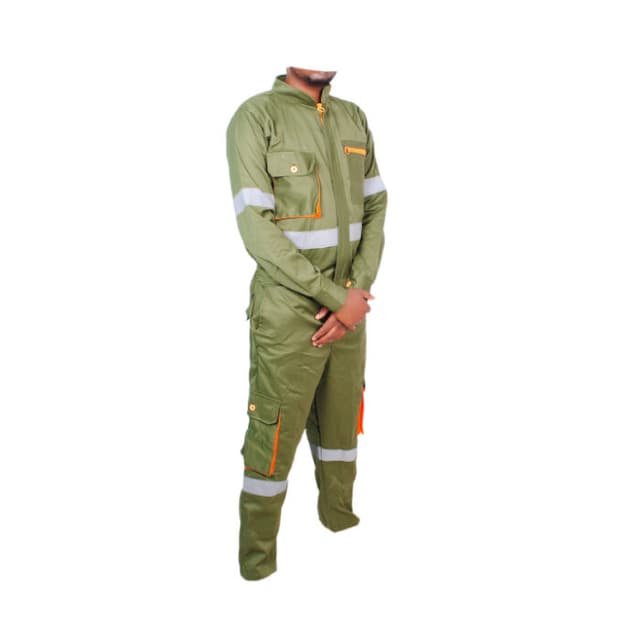Juggle Green Reflective Overall