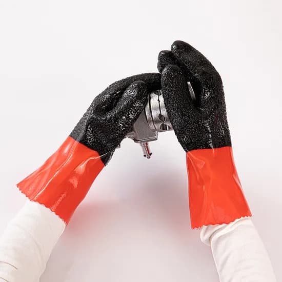 PVC Particles/Chip Gloves