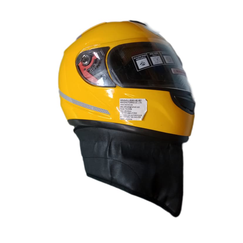 Yellow Rider helmets